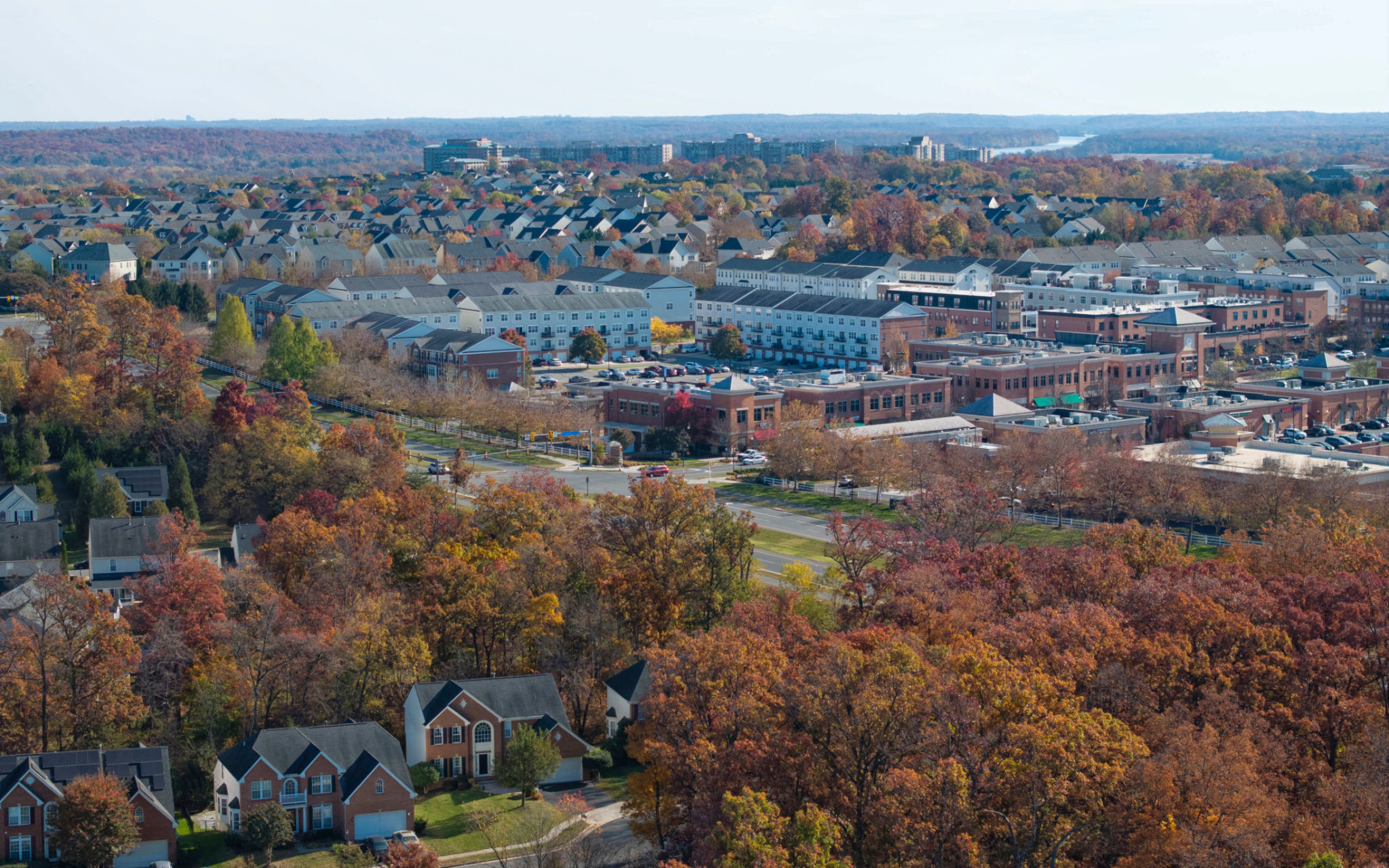Leesburg cityscape