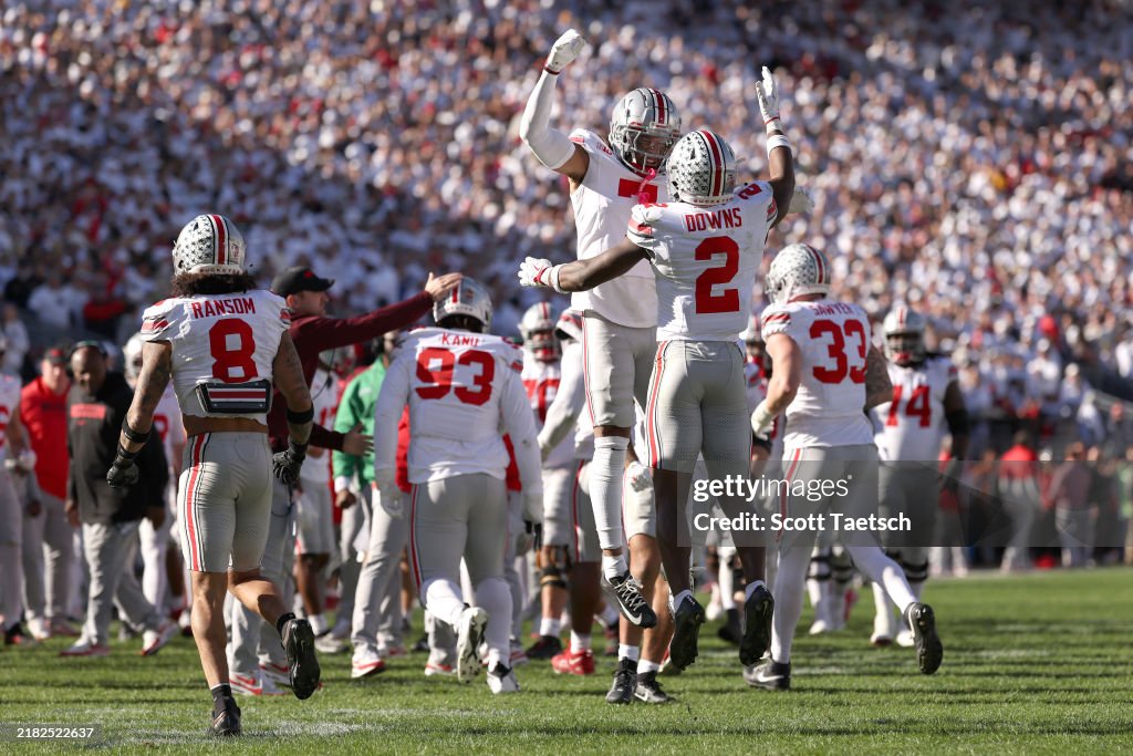 Buckeyes Penn State White Uniforms Ohio State Football Alternate