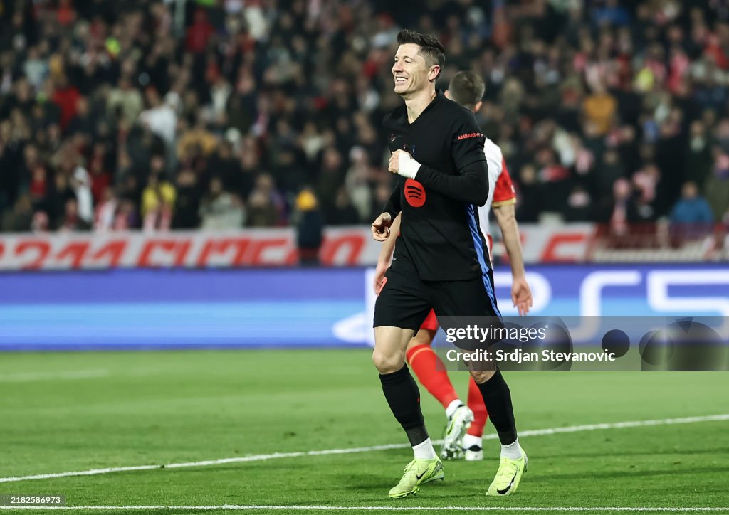 FK Crvena Zvezda v FC Barcelona - UEFA Champions League 2024/25 League Phase MD4