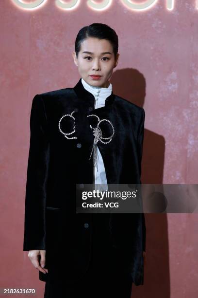 Actress/singer Myolie Wu Hang-yee attends M essential 10th anniversary show on November 3, 2024 in Shanghai, China.