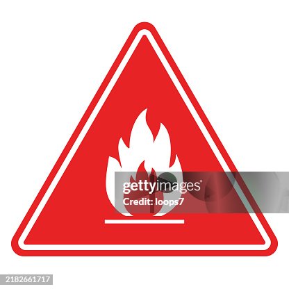 Flammable Materials Warning Sign Flammable Materials Warning Sign