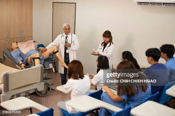 Jessica Fu A Young Asian Female Obstetrician And An Experienced Senior Professor ...