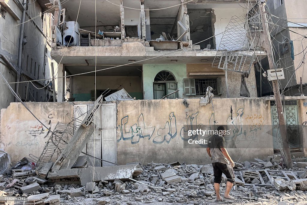 PALESTINIAN-ISRAEL-CONFLICT-BOMBARDMENT