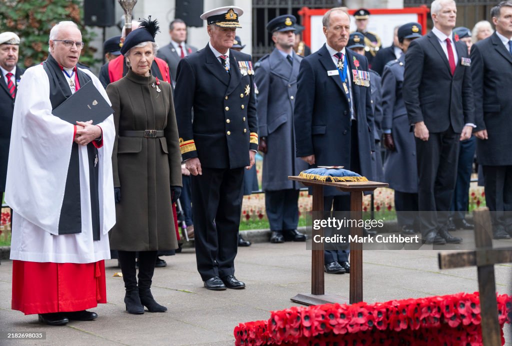 The Duchess Of Gloucester Attends The Field Of Remembrance At Westminster Abbey