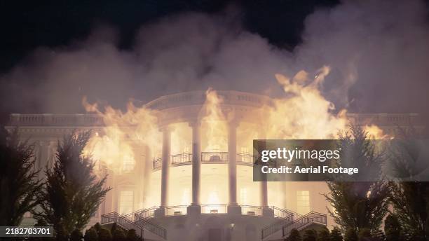 3,922 White House On Fire Stock Photos, High-Res Pictures, and