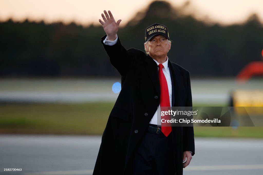 Donald Trump Campaigns For President In North Carolina