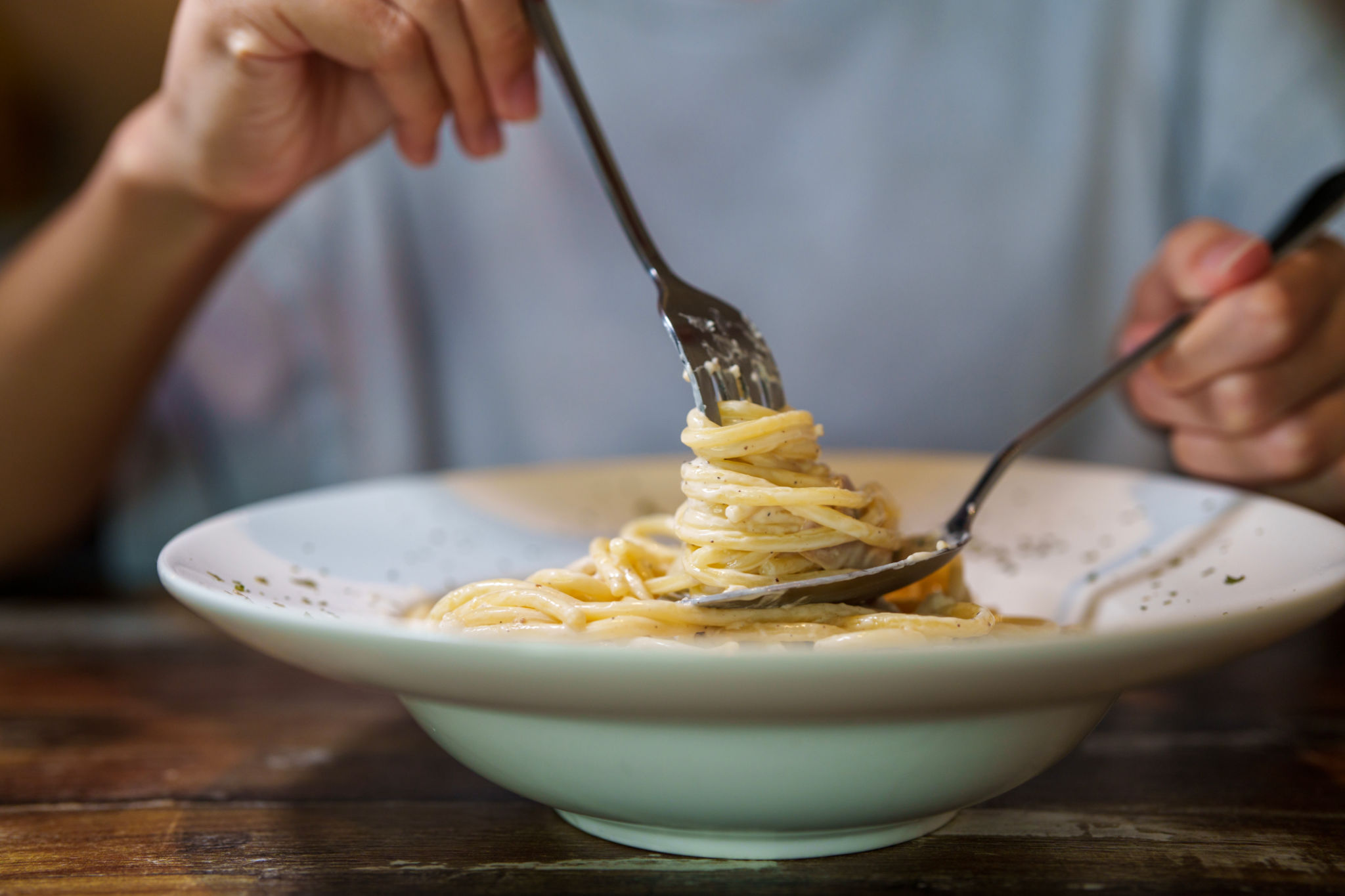 resting pasta