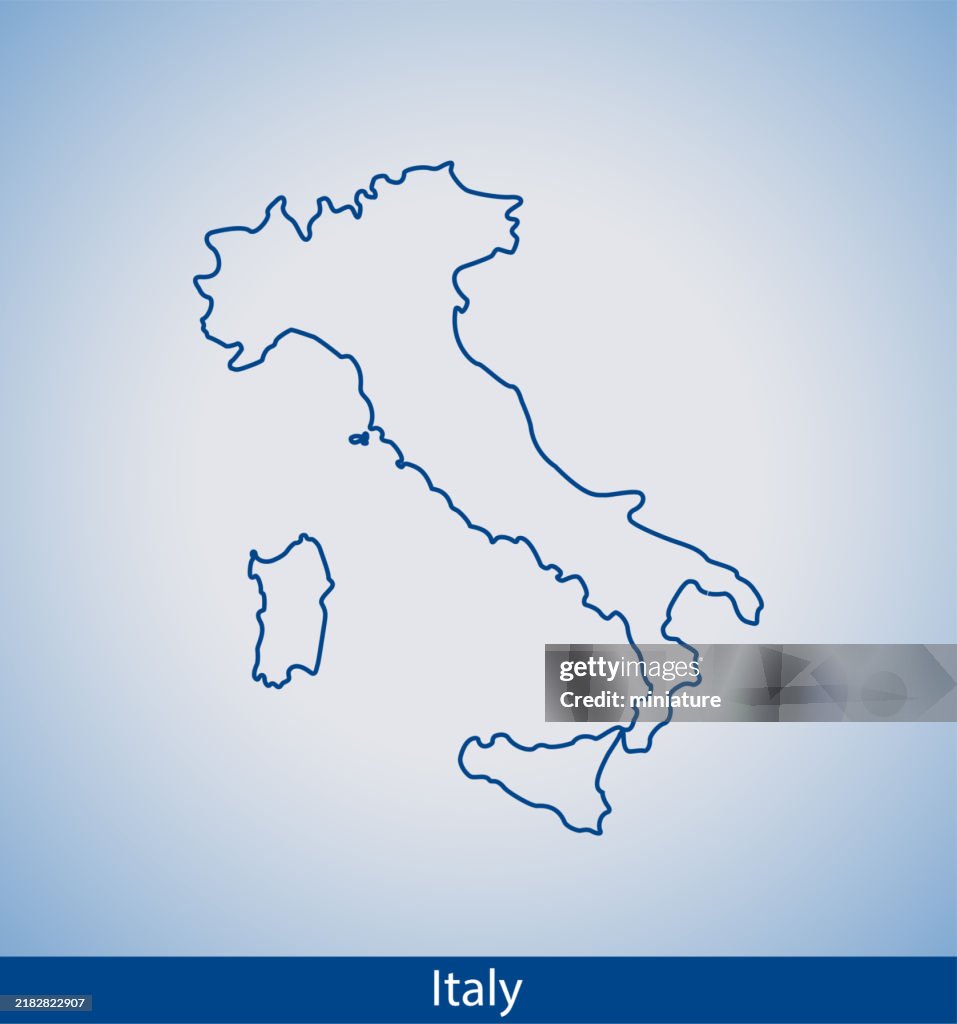 Italy Map High-Res Vector Graphic - Getty Images