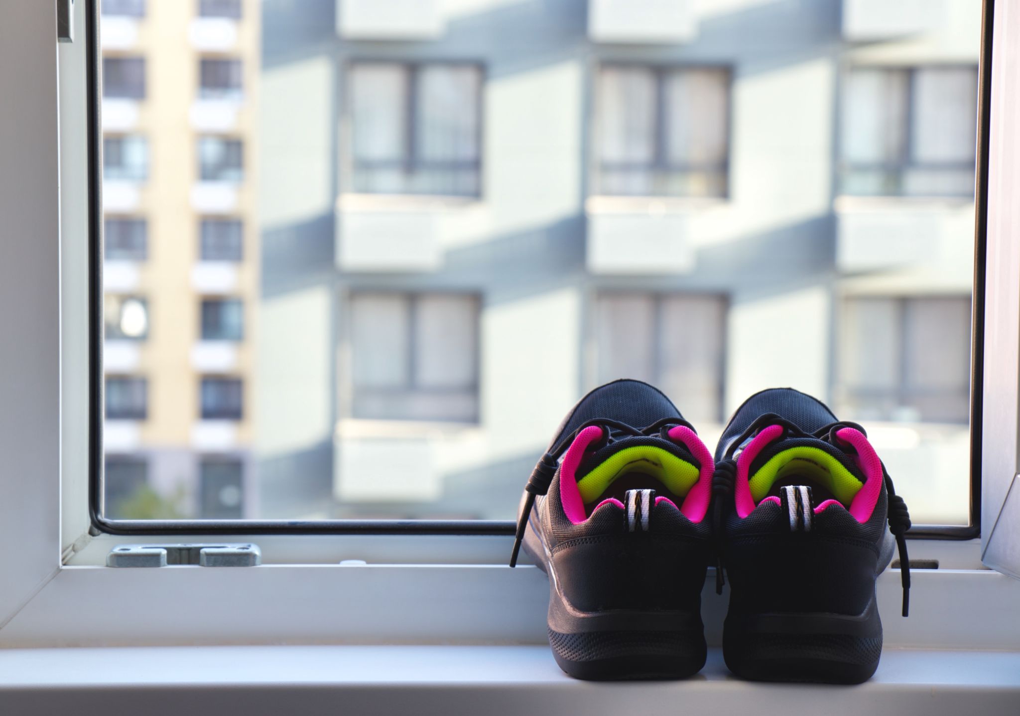 drying sneakers
