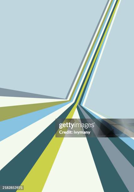 illustrazioni stock, clip art, cartoni animati e icone di tendenza di colori astratti piatto linea geometrica striscia velocità modello poster sfondo - speed background