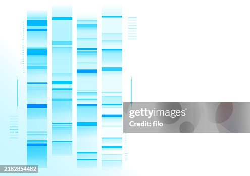 Antecedentes abstractos de la biotecnología de DNA Gel Run Antecedentes abstractos de la biotecnología de DNA Gel Run