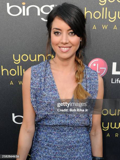 Actress Aubrey Plaza attends the 14th Annual Young Hollywood Awards, June 14, 2012 in Hollywood section of Los Angeles, California.