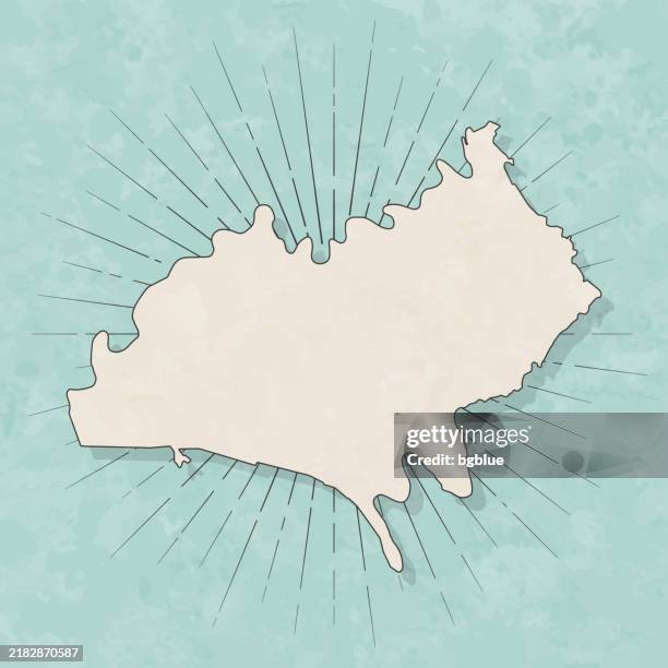 hamblen county, tennessee. map in retro vintage style - old textured paper - morristown green stock illustrations