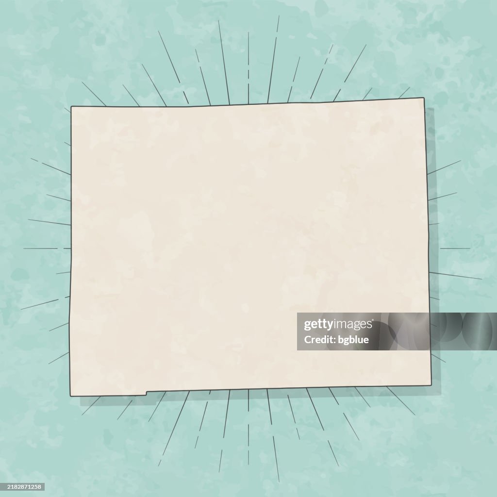 Washtenaw County, Michigan. Map in retro vintage style - Old textured paper