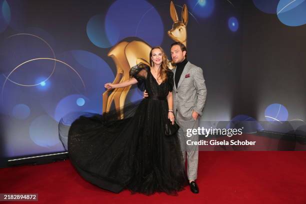 Annika Lau, Frederick Lau during the Bambi Awards 2024 at Bavaria Studios on November 7, 2024 in Munich, Germany.