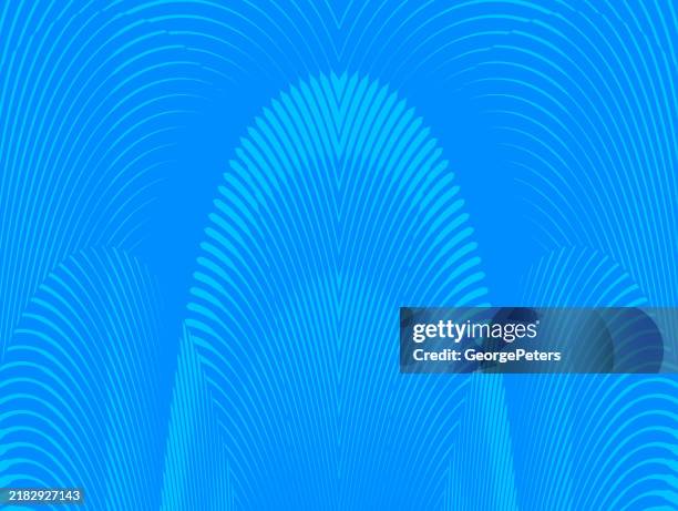 ilustraciones, imágenes clip art, dibujos animados e iconos de stock de fondo abstracto de curvas en forma de arco - campo-magnético