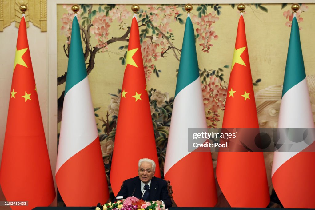 Italian President Sergio Mattarella Visits China