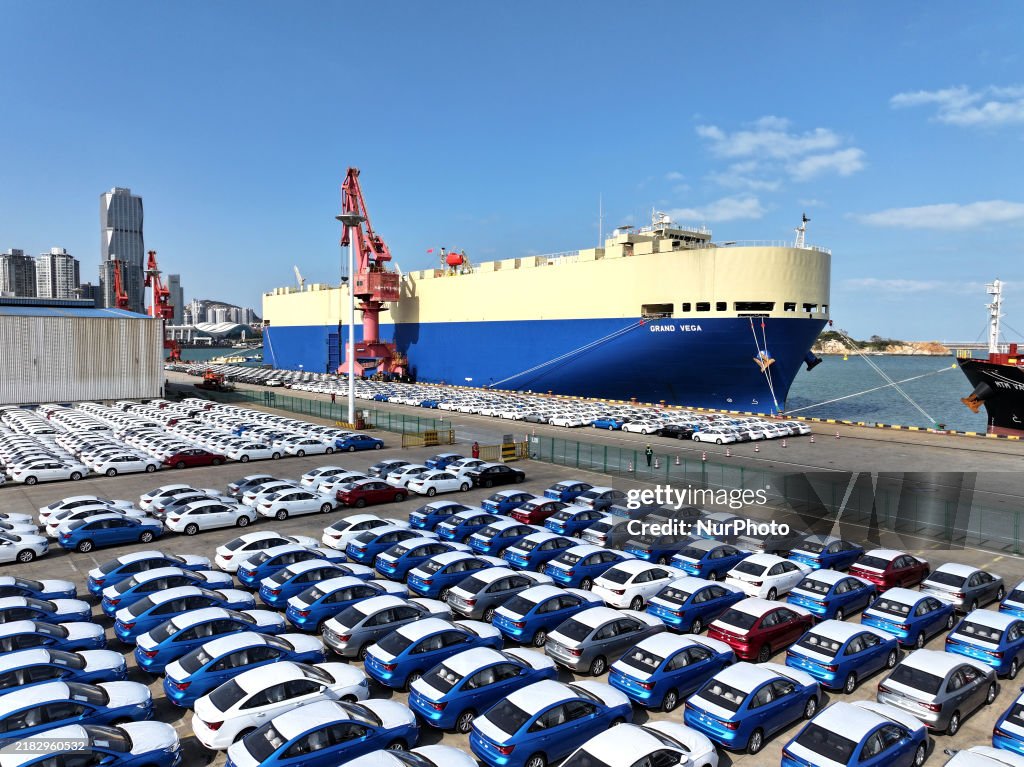 Vehicles Export in Lianyungang Port