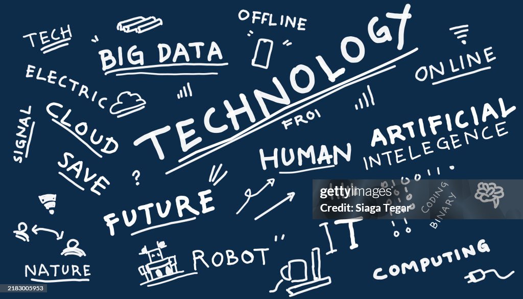Handwritten Notes About Technology High-Res Vector Graphic - Getty Images