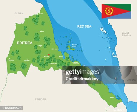 Eritrea Map Eritrea Map