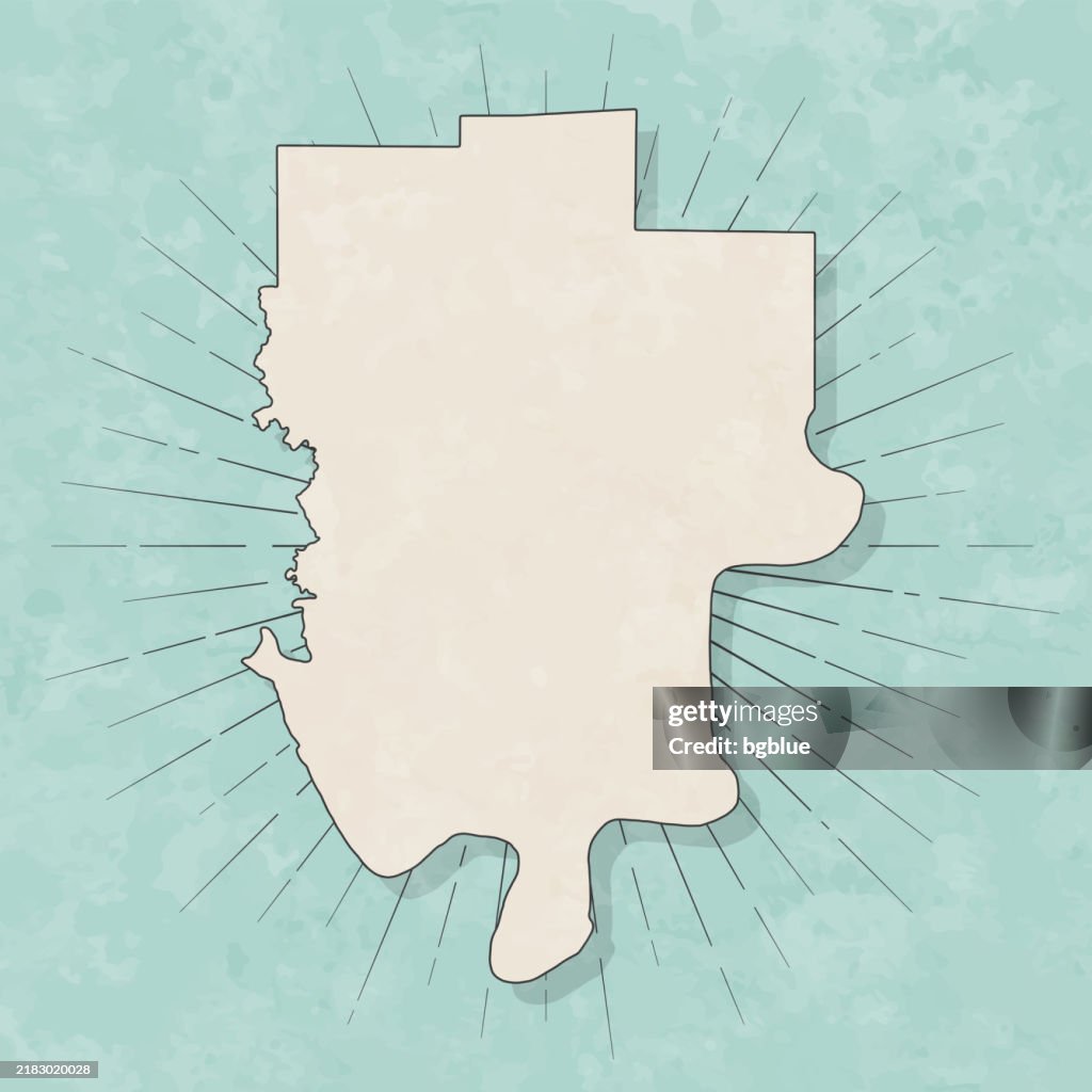 Perry County Indiana Map In Retro Vintage Style Old Textured Paper High ...