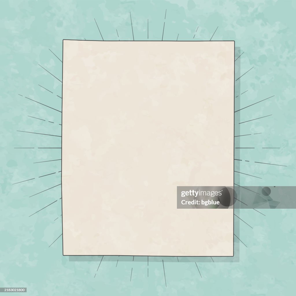 Linn County, Iowa. Map in retro vintage style - Old textured paper