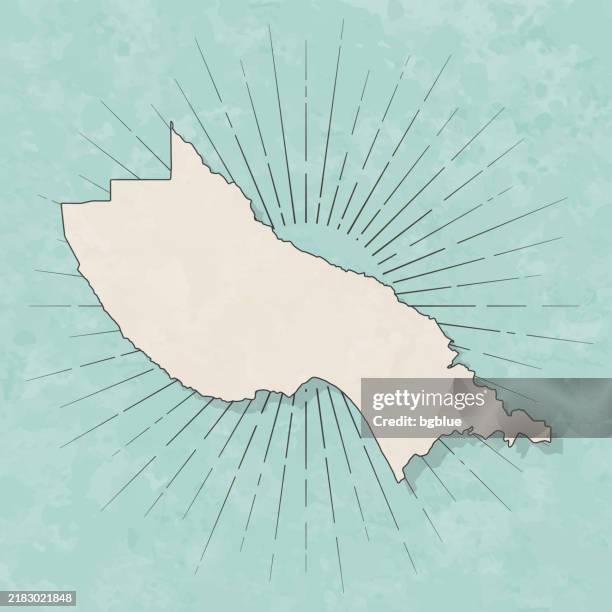 santa cruz county, california. map in retro vintage style - old textured paper - santa cruz california stock illustrations