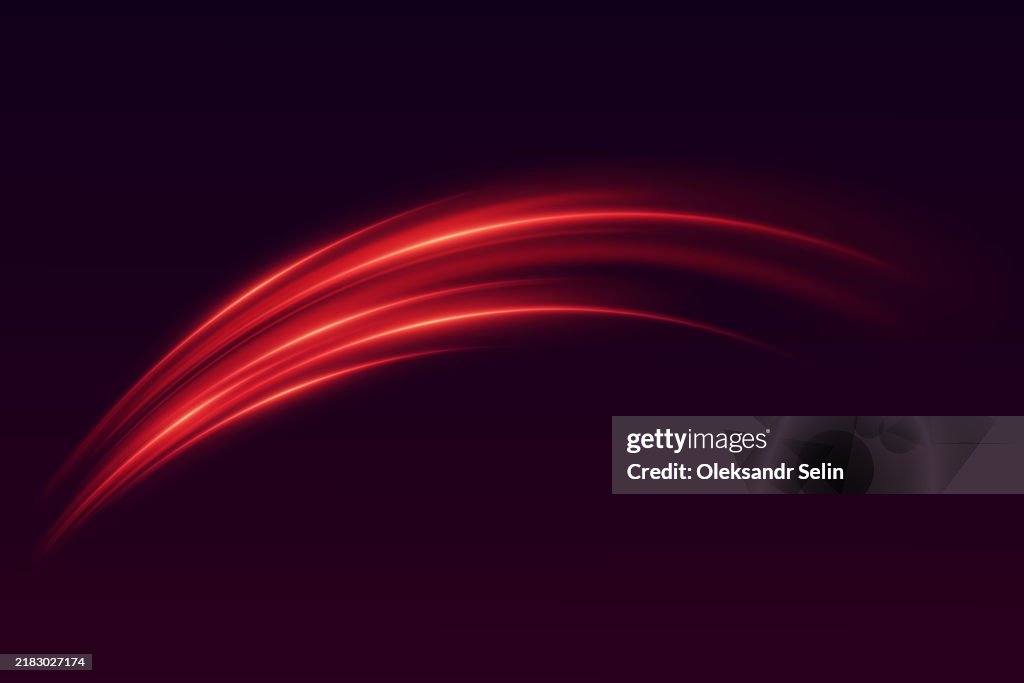 Light Path Effect Glowing Effect Of Shiny Lines Demonic Movement Speed Light Trail And ...