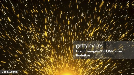 Abstract background with glowing sparks. 3d rendering Abstract background with glowing sparks. 3d rendering
