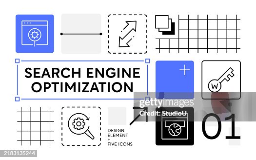 Search Engine Optimization Infographic with Editable Icons Search Engine Optimization Infographic with Editable Icons
