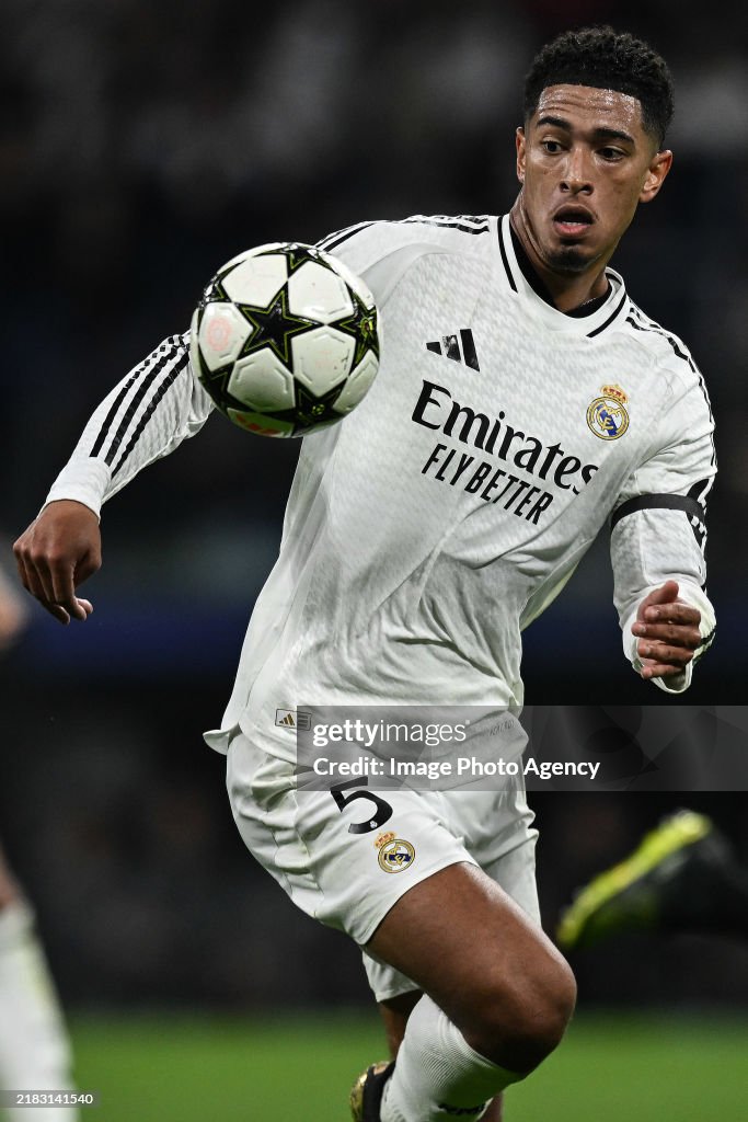 F'real Jude Bellingham of Real Madrid C.F. in action during the UEFA... News ...