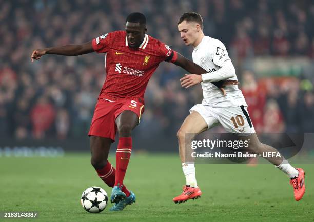 Liverpool FC v Bayer 04 Leverkusen - UEFA Champions League 2024/25..., Nieuwsfoto's