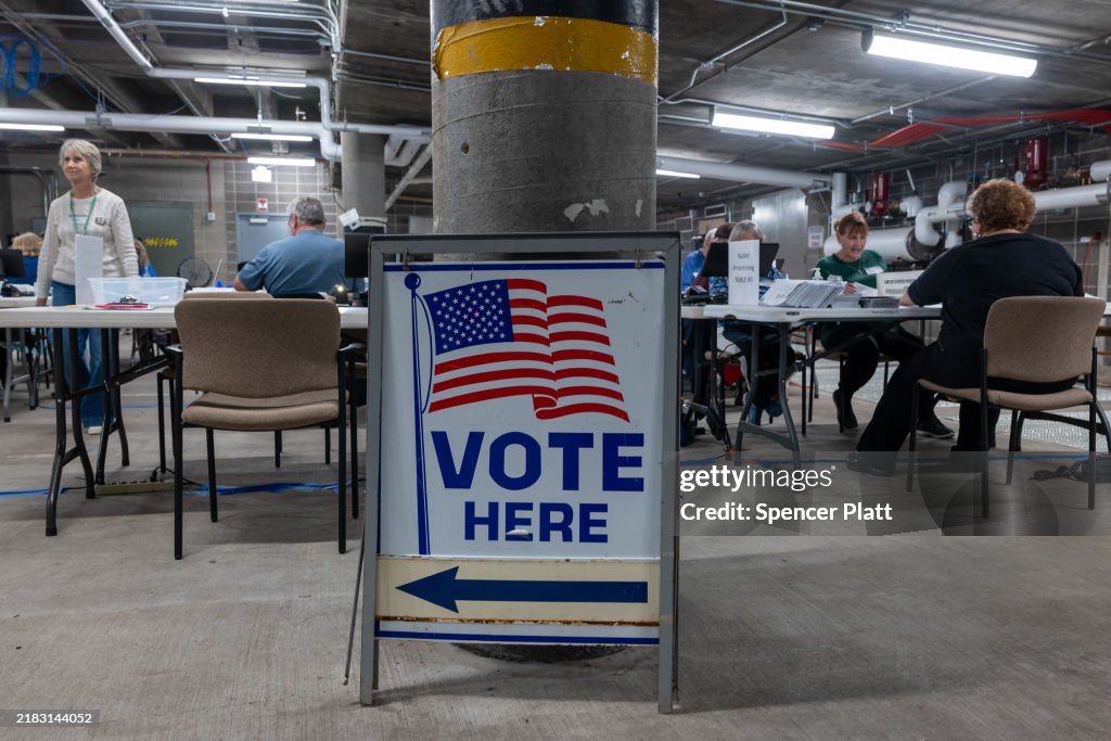Americans Go To The Polls In The 2024 Elections