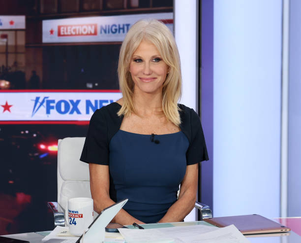 Kellyanne Conway attends FOX News Channel’s "Democracy 2024: Election Night" at Fox News Channel Studios on November 05, 2024 in New York City.