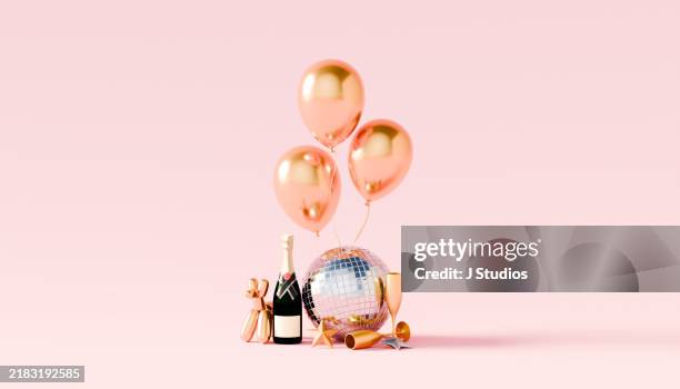 festive new year’s celebration - realismo-concettuale foto e immagini stock