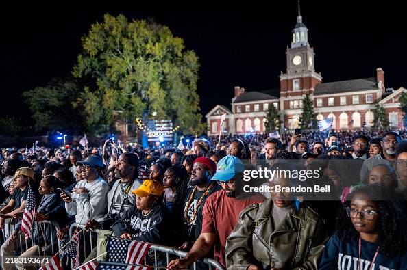 Democratic Presidential Nominee Vice President Kamala Harris Holds Election Night Event At Howard University Democratic Presidential Nominee Vice President Kamala Harris Holds Election Night Event At Howard University