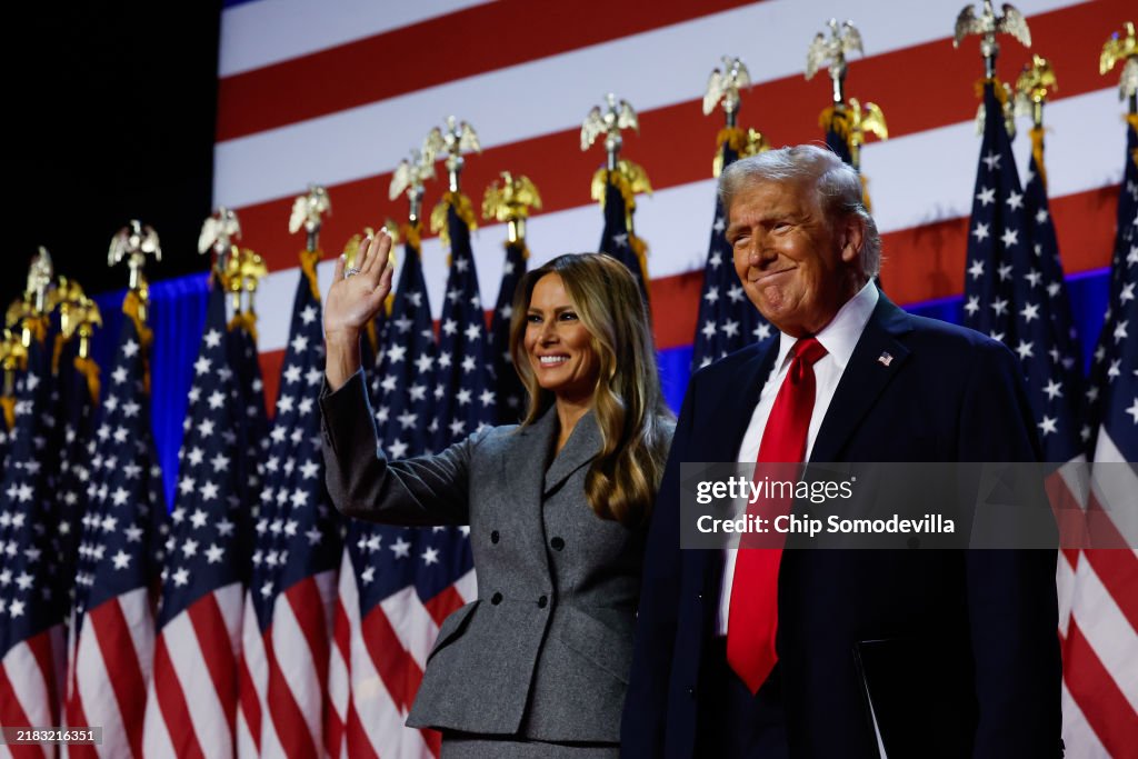 Republican Presidential Nominee Donald Trump Holds Election Night Event In West Palm Beach