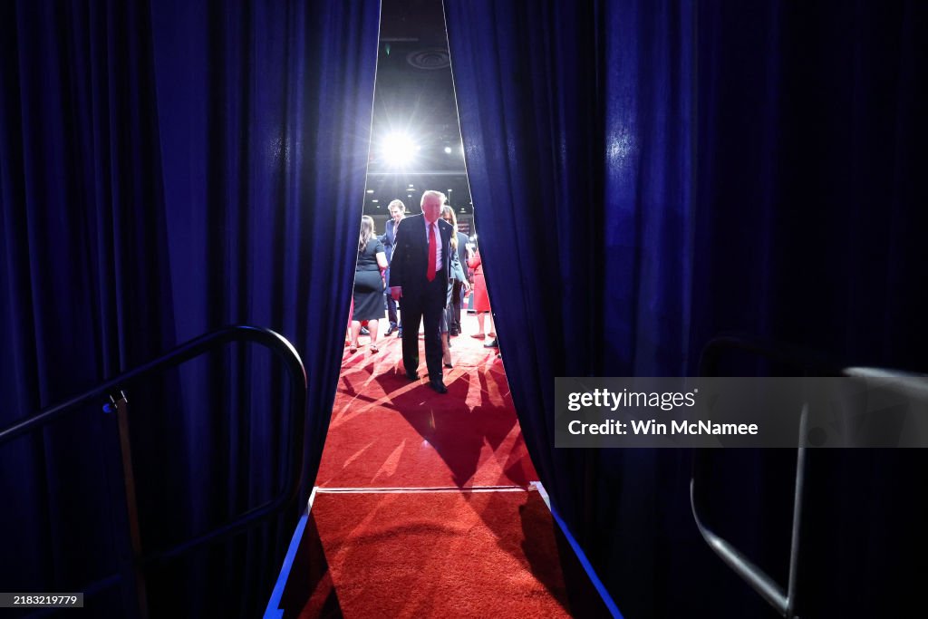 Republican Presidential Nominee Donald Trump Holds Election Night Event In West Palm Beach