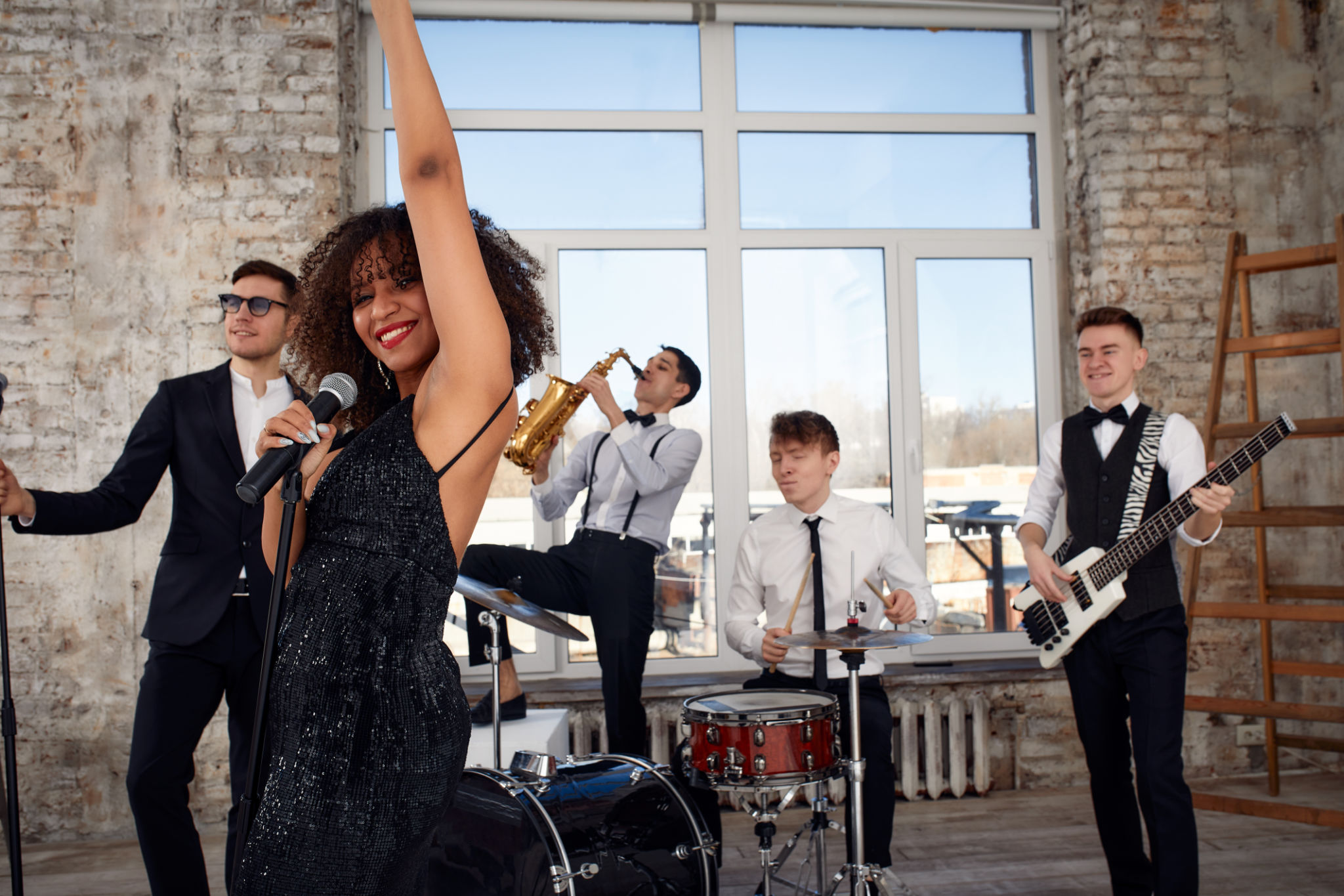 live band performance