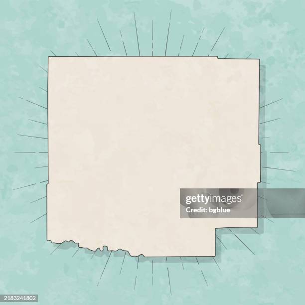 crowley county, colorado. map in retro vintage style - old textured paper - ordway co stock illustrations