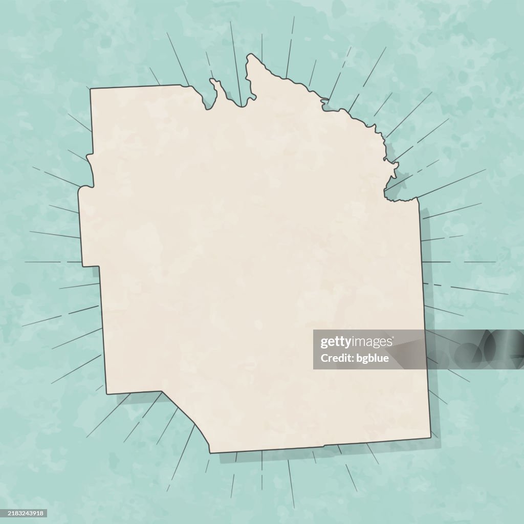 Onondaga County, New York. Map in retro vintage style - Old textured paper