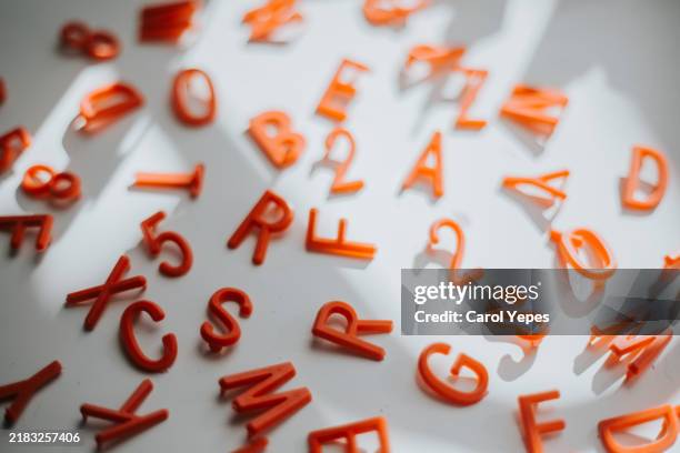 messy letters background - jumbled letters stock pictures, royalty-free photos & images