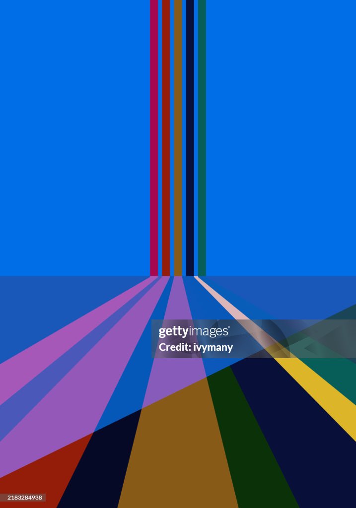 Abstract Flat Geometric Radial Stripe Speed Racer Concept Pattern ...