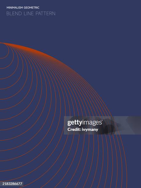abstract purple retro blend circle line pattern simple background - circle blend stock illustrations