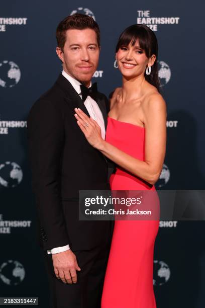 Shaun White and Nina Dobrev attend the 2024 Earthshot Prize at Green Point Shared Fields on November 06, 2024 in Cape Town, South Africa. During his...