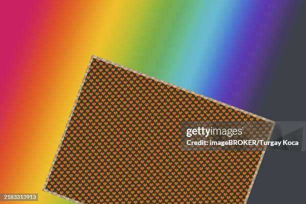 Colorful Rainbow Gradient Background Suitable For Wallpaper Web Banner Landing Page, Foto de stock