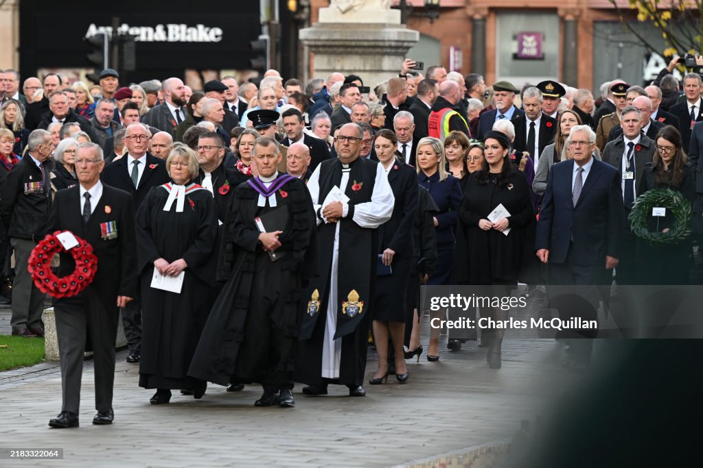 Michelle O'Neill Attends Remembrance Sunday Service