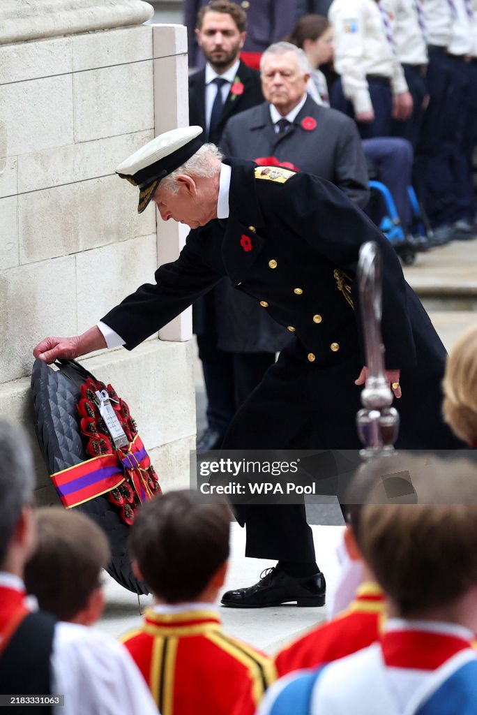 Service Of Remembrance At The Cenotaph