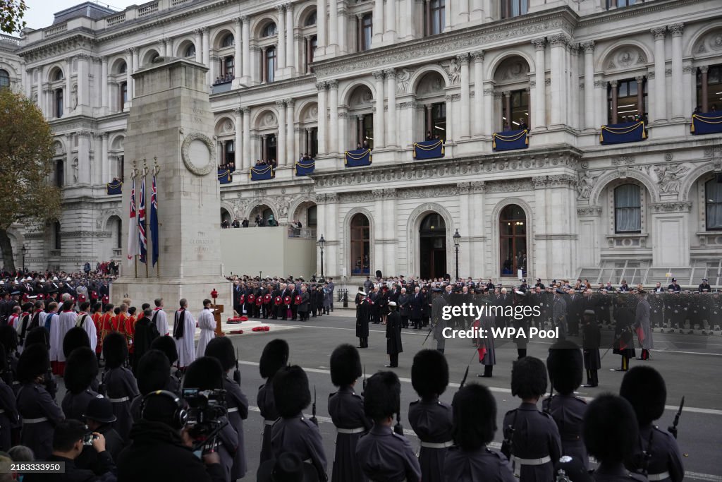 Service Of Remembrance At The Cenotaph