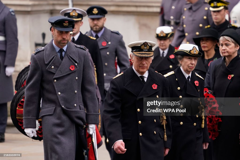 Service Of Remembrance At The Cenotaph